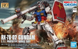 Gundam Model Kit HG 1/144 RX-78-02- Gundam E.F.F. Prototype Mobile Suit - Bandai [Nieuw]