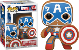 Marvel Holiday Funko Pop Gingerbread Captain America #933 [Nieuw]
