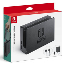 Nintendo Switch Dock Set / Nintendo Switch Houderset (Zwart) [Nieuw]