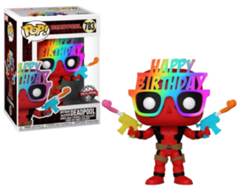 Marvel Deadpool Funko Pop Birthday Glasses Deadpool #783 [Nieuw]