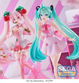 Hatsune Miku Figure Sakura Miku Omutatsu Luminasta 21 cm - Sega [Nieuw]