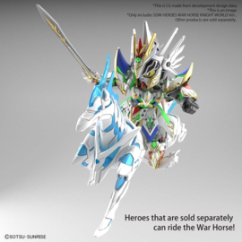Gundam Model Kit SD SDW Heroes War Horse Knight World Version - Bandai [Nieuw]