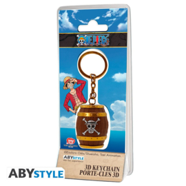 One Piece Sleutelhanger Barrel 3D - ABYstyle [Nieuw]