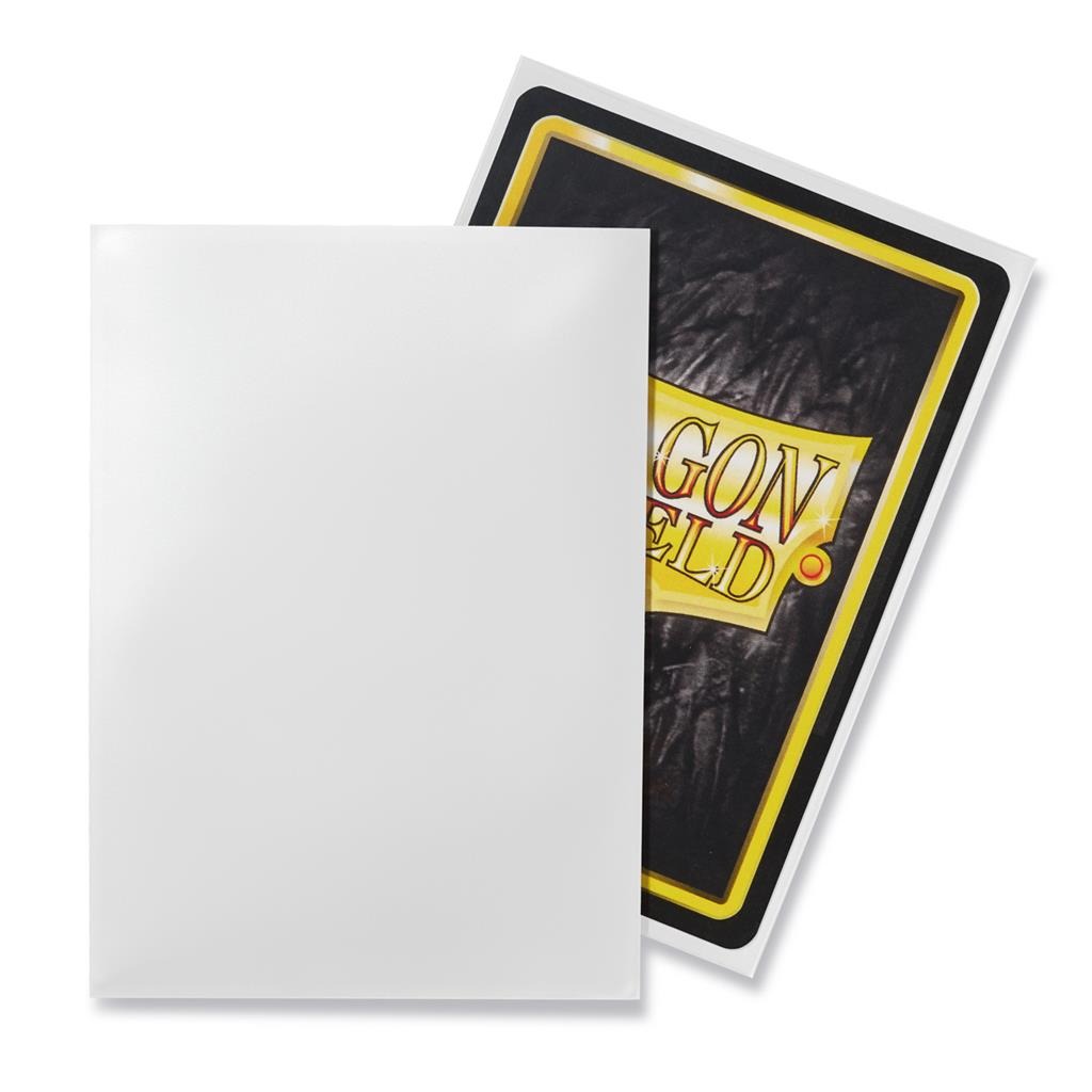 Dragon Shield Classic White Sleeves Standard Size (100) [Nieuw]