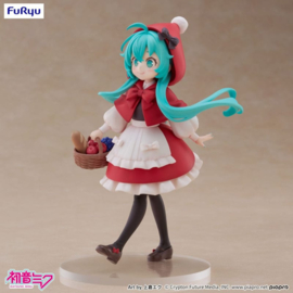 Hatsune Miku Desktop Fairy PVC Figure Hatsune Miku Little red riding hood Ver. 16 cm - Furyu [Nieuw]