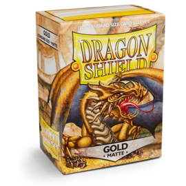 Standard Sleeves - Dragon Shield Matte (100) - Gold [Nieuw]