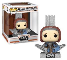 Star Wars The Mandalorian Funko Pop Bo Katan with Throne #669 [Nieuw]