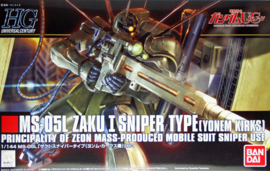 Gundam Model Kit HG 1/144 MS-05L Zaku I Sniper Type (Yonem Kirks) - Bandai [Nieuw]