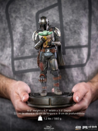 Star Wars Statue Mandalorian and Grogu 1/10 Art Scale - Iron Studio [Nieuw]