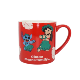 Disney Lilo & Stitch Mok Stitch Ohana - HMB [Nieuw]