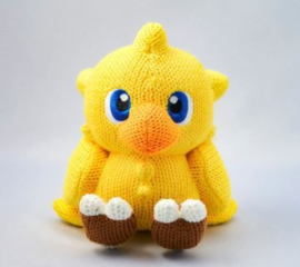 Final Fantasy XIV Knuffel Knitted Plush Chocobo 18 cm - Square Enix [Nieuw]