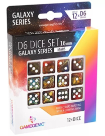 Dobbelstenen Set (D6 Dice Set) 16mm Galaxy Series Mars - Gamegenic [Nieuw]