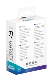 Katana Sleeves Standard Size (100) - Black - Ultimate Guard [Nieuw]