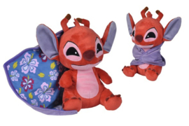 Disney Lilo & Stitch Knuffel Leroy with Blanket 25cm - Simba Toys [Nieuw]