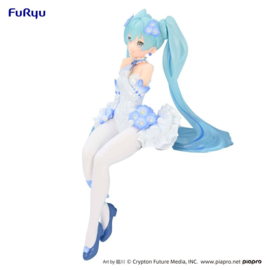 Hatsune Miku Noodle Stopper Figure Hatsune Miku Flower Fairy Nemophila Ver. 15 cm - Furyu [Nieuw]