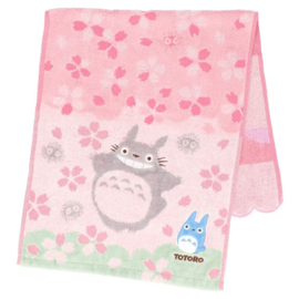 Studio Ghibli My Neighbor Totoro Towel Cherry Blossom 34x80 cm - Marushin [Nieuw]