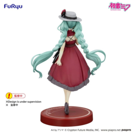 Hatsune Miku Trio-Try-iT PVC Figure Hatsune Miku Outing Dress Red Color Ver. 19 cm - Furyu [Nieuw]