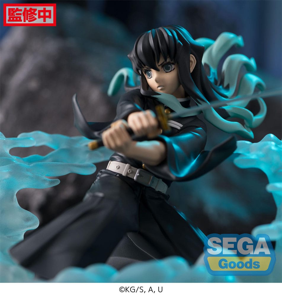 Demon Slayer: Kimetsu no Yaiba Xross Link Anime PVC Figure Muichiro Tokito Hashira Training Arc 11 cm - Sega [Nieuw]