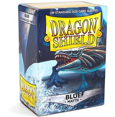 Dragon Shield Matte Blue Sleeves Standard Size (100) [Nieuw]