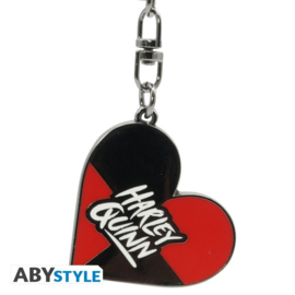 DC Comics Sleutelhanger Heart Harley Quinn - ABYstyle [Nieuw]