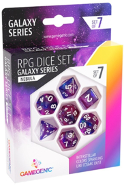 RPG Dobbelstenen Set - Galaxy Series Nebula (7 stuks) - Gamegenic [Nieuw]