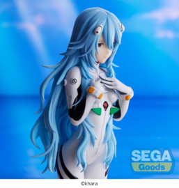 Neon Genesis Evangelion: 3.0+1.0 Thrice Upon a Time SPM PVC Figure Rei Ayanami Long Hair Ver. 21 cm - Sega [Nieuw]