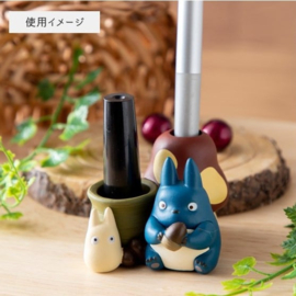 Studio Ghibli Spirited Away Pen Pot Blue & White Totoro - Benelic [Nieuw]