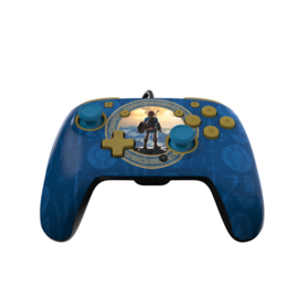 Switch Controller Wired Rematch (Zelda Hyrule Blue) - PDP [Nieuw]