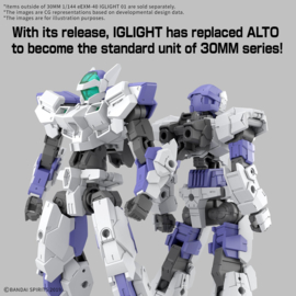30mm Model Kit 1/144 eEXM-40 IGLIGHT 01 - Bandai [Nieuw]
