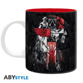 Assassins Creed Mok Crest Black & Red - Abystyle [Nieuw]