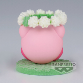 Kirby Figure Kirby With Flowers Fluffy Puffy Play in the Flower - Banpresto [Nieuw]