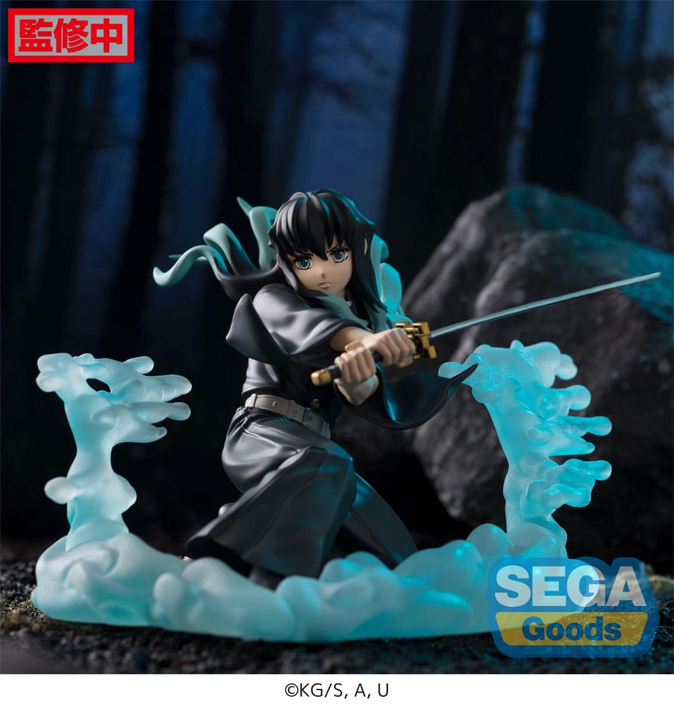Demon Slayer: Kimetsu no Yaiba Xross Link Anime PVC Figure Muichiro Tokito Hashira Training Arc 11 cm - Sega [Nieuw]