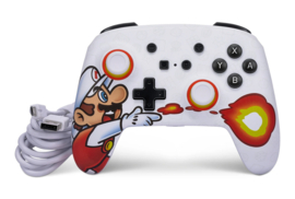 Switch Controller Wired (Fireball Mario) - PowerA [Nieuw]