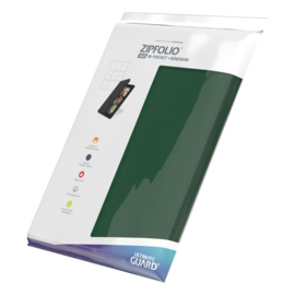 Ultimate Guard Zipfolio 360 Kaarten - 18-Pocket XenoSkin Green [Nieuw]