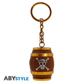 One Piece Sleutelhanger Barrel 3D - ABYstyle [Nieuw]