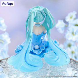 Hatsune Miku Noodle Stopper Figure Flower Fairy Nemophila Pail Blue Color Ver. 15 cm - Furyu [Nieuw]