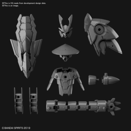 30mm Model Kit 1/144 Option Parts Set 4 Sengoku Armor - Bandai [Nieuw]