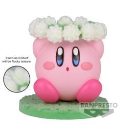 Kirby Figure Kirby With Flowers Fluffy Puffy Play in the Flower - Banpresto [Nieuw]