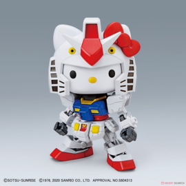 Gundam Model Kit SD EX-Standard Hello Kitty / RX-78-2 Gundam - Bandai [Nieuw]