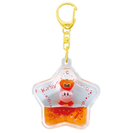 Kirby Liquid Filled Floating Star-Shaped Sleutelhanger Kirby Maxim Tomato [Nieuw]