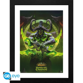 World of Warcraft Framed Print Illidan - ABYstyle [Nieuw]