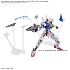 Gundam Model Kit HG 1/144 Weapon Display Base The Witch from Mercury - Bandai [Nieuw]