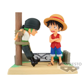 One Piece Figure Luffy & Zoro WCF Log Stories 7 cm - Banpresto [Nieuw]