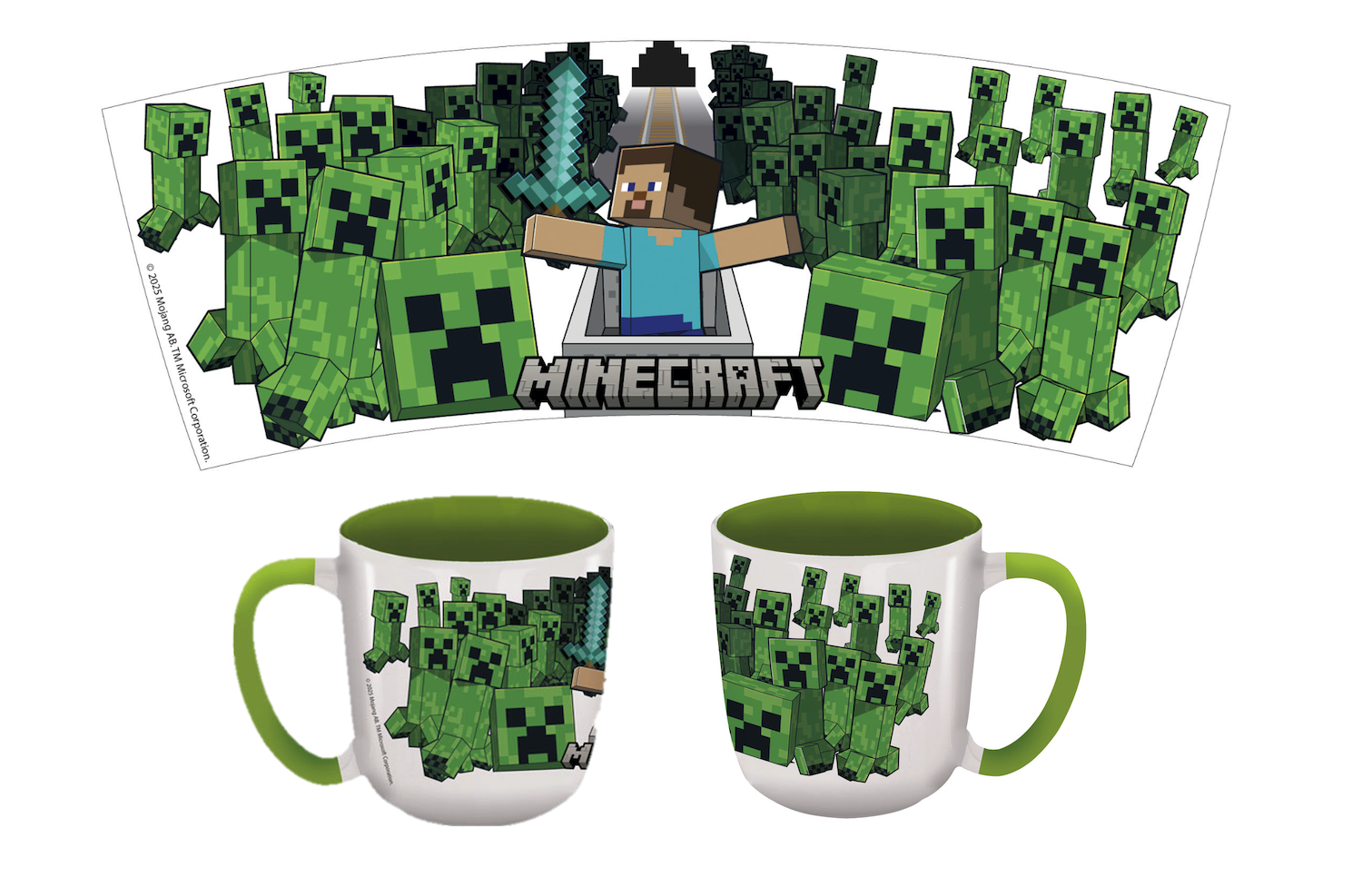 Minecraft Mok Survival Mode Inner Colored - Stor [Nieuw]