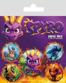 Spyro The Dragon Button Pack Reignited Trilogy 5 Pack [Nieuw]