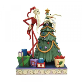 Disney Traditions The Nightmare Before Christmas Santa Jack with Zero - Enesco [Nieuw]