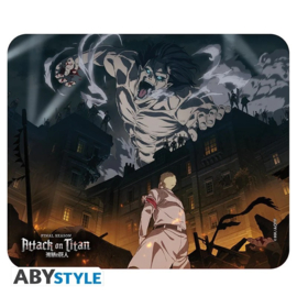 Attack On Titan Muismat Season 4 Key Art (23.5 x 19.5 cm) - ABYstyle [Nieuw]