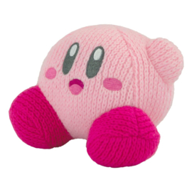 Kirby Knuffel Sitting Kirby Nuiguru-Knitted 15 cm - Tomy [Nieuw]