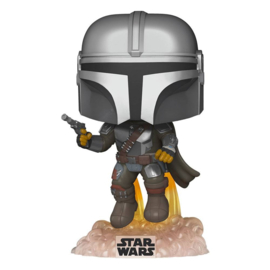 Star Wars The Mandalorian Funko Pop Mando Flying w/Blaster Special Edition #408 [Nieuw]