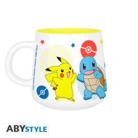 Pokemon Breakfast Set Mug + Bowl Pikachu & Kanto Starters - Abystyle [Nieuw]